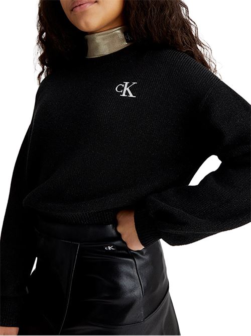 CALVIN KLEIN Lurex sweater for girls CALVIN KLEIN | CKIG0IG02327TBEH